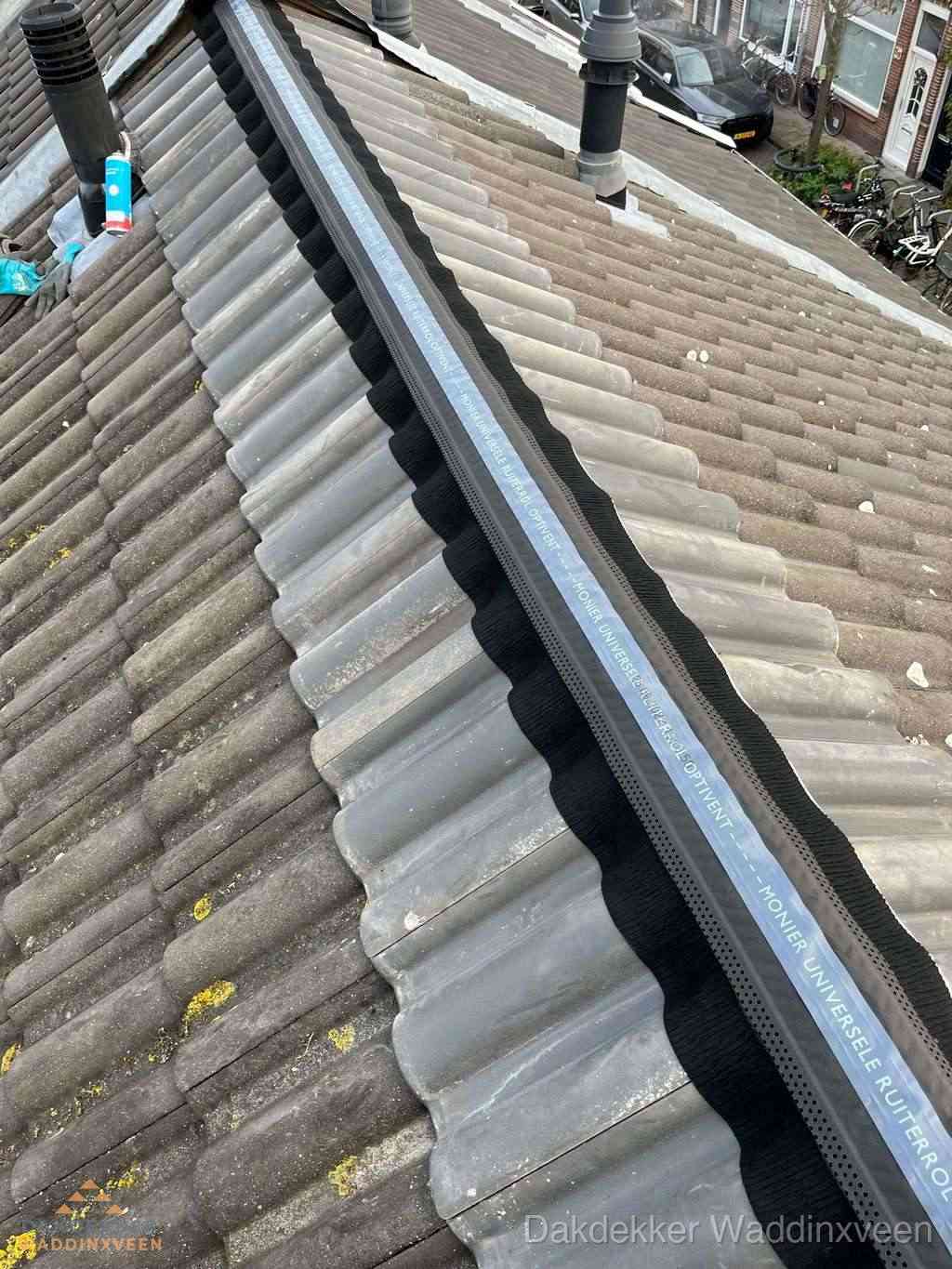 Dakrenovatie plat dak met bitumen dakbedekking in Waddinxveen